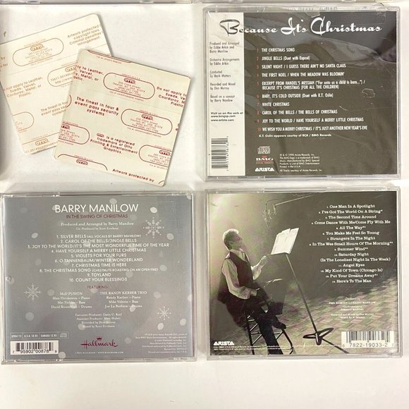 Barry Manilow VIP Passes + 7 CD Lot Ultimate Hits 50s Summer Sinatra Christmas - Picture 7 of 9